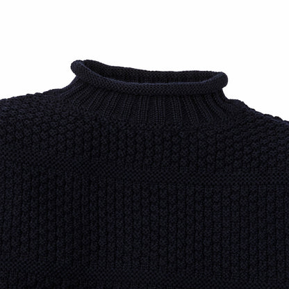 Filson Men Wool Roll Neck Fisherman's Sweater