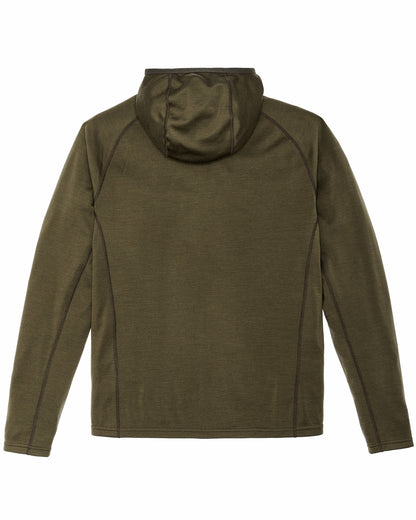 Filson Men 400g Merino Wool Hoodie - Dark Olive