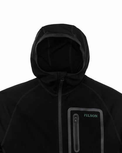Filson Men 400g Merino Wool Hoodie - Black