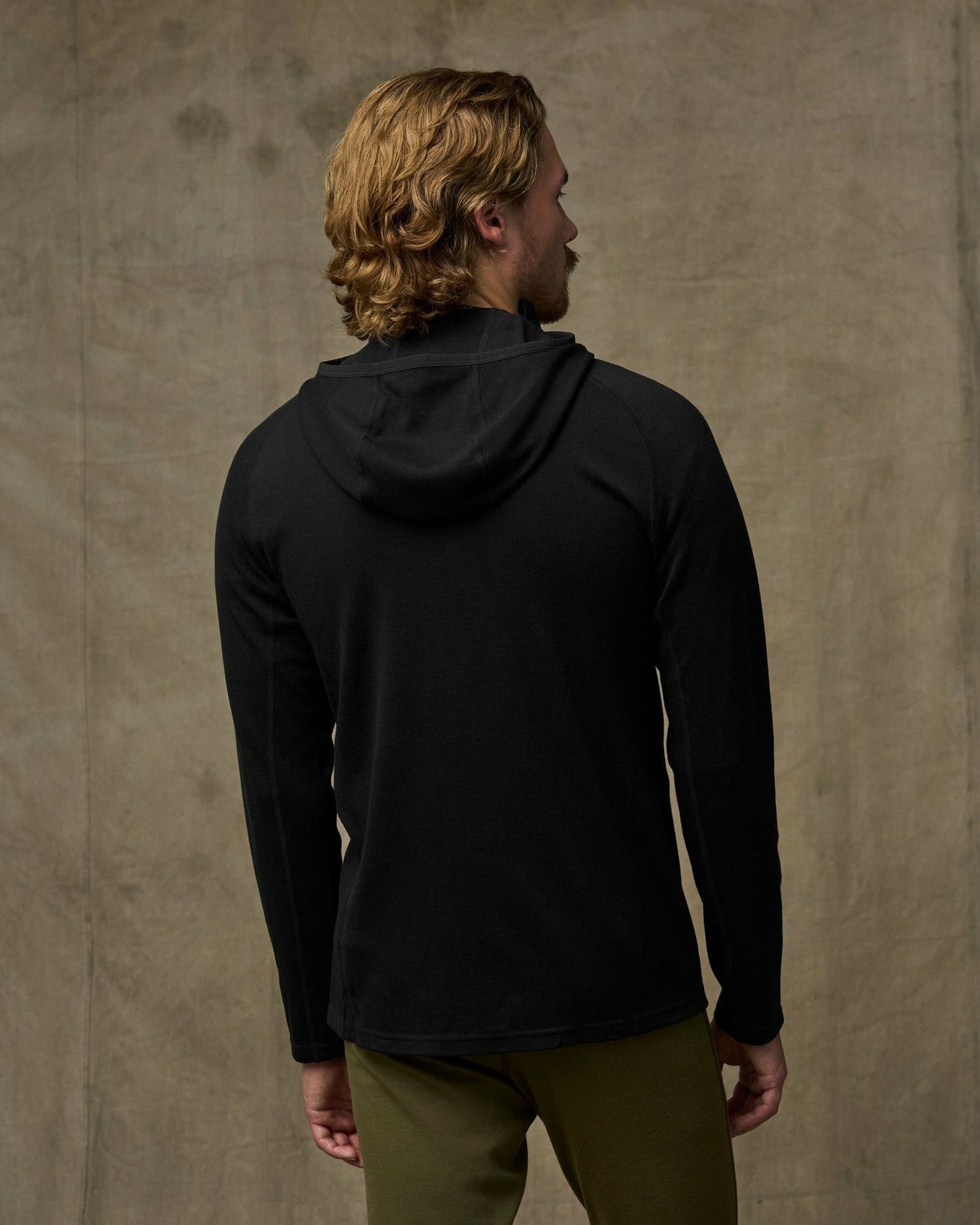 Filson Men 400g Merino Wool Hoodie - Black