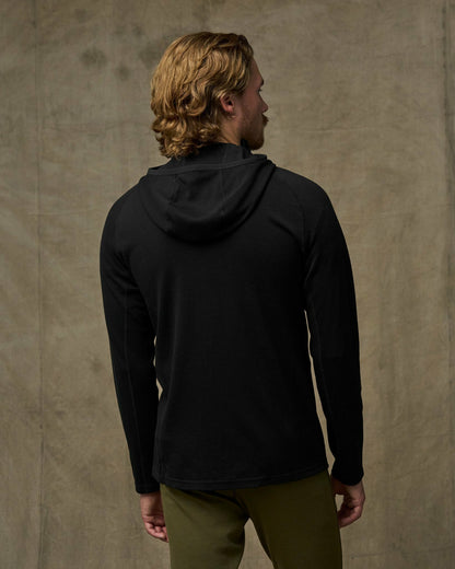 Filson Men 400g Merino Wool Hoodie - Black