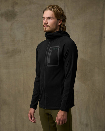 Filson Men 400g Merino Wool Hoodie - Black