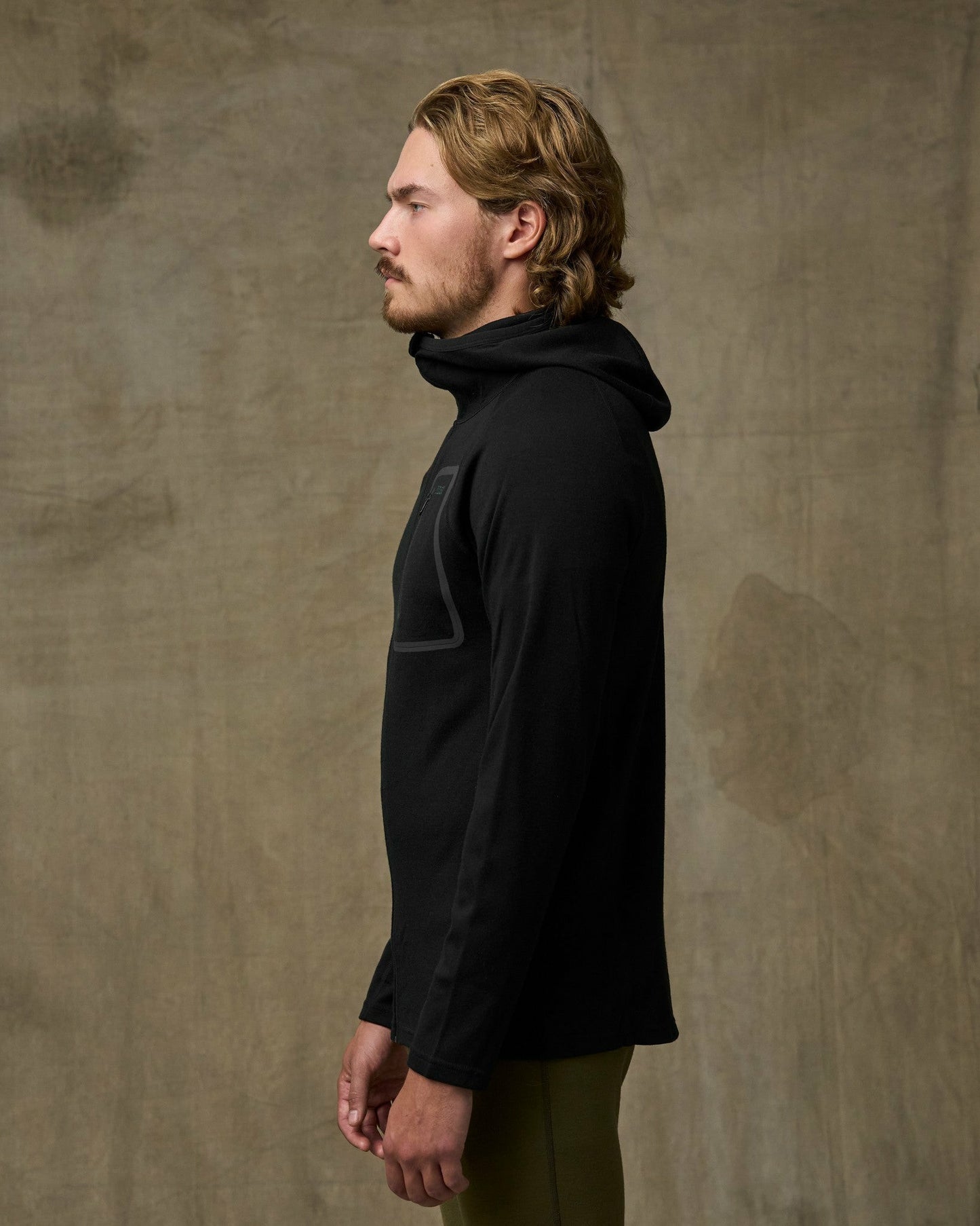 Filson Men 400g Merino Wool Hoodie - Black