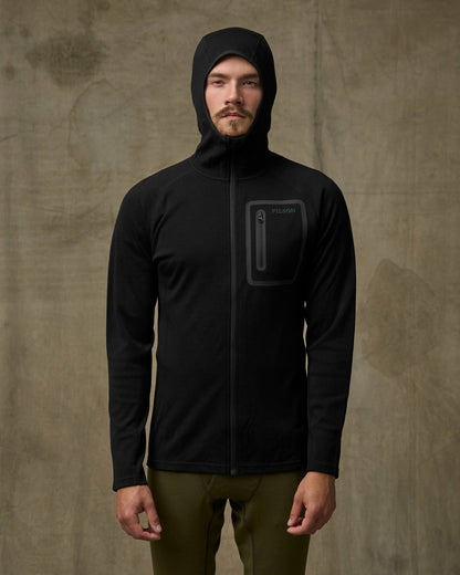 Filson Men 400g Merino Wool Hoodie - Black