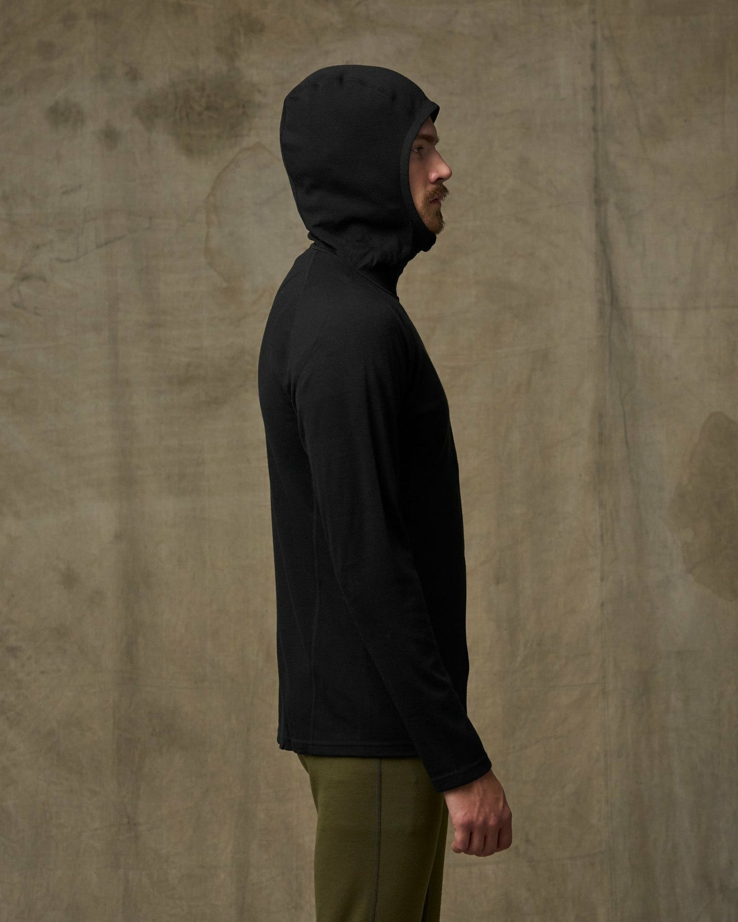 Filson Men 400g Merino Wool Hoodie - Black