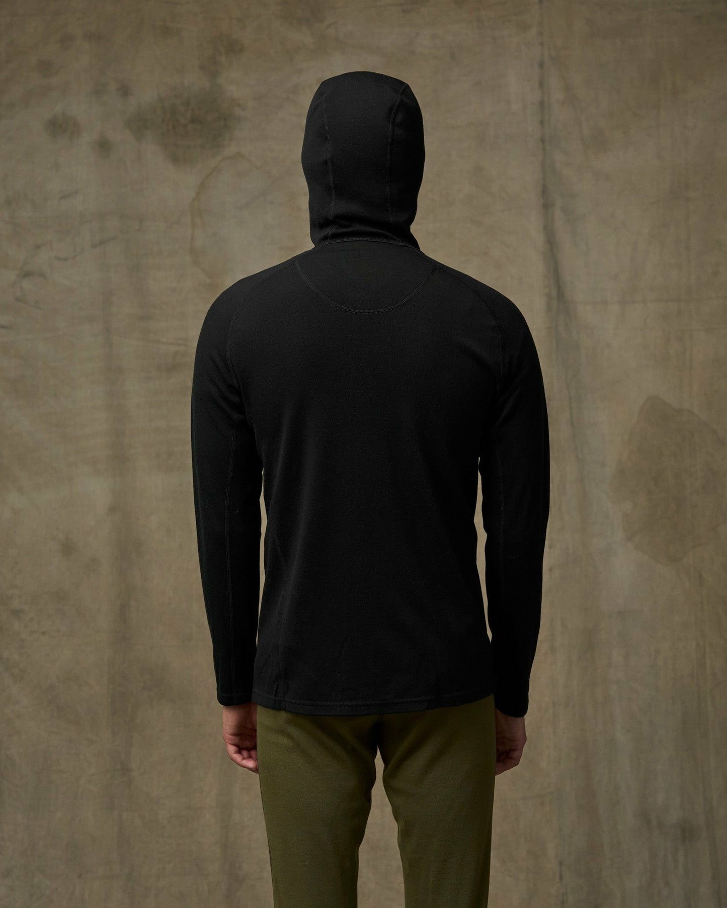 Filson Men 400g Merino Wool Hoodie - Black