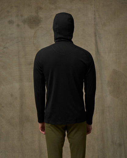Filson Men 400g Merino Wool Hoodie - Black