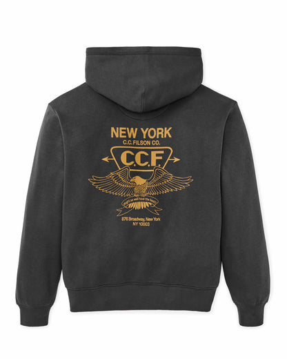 Filson Men NYC Graphic Hoodie - Faded Black