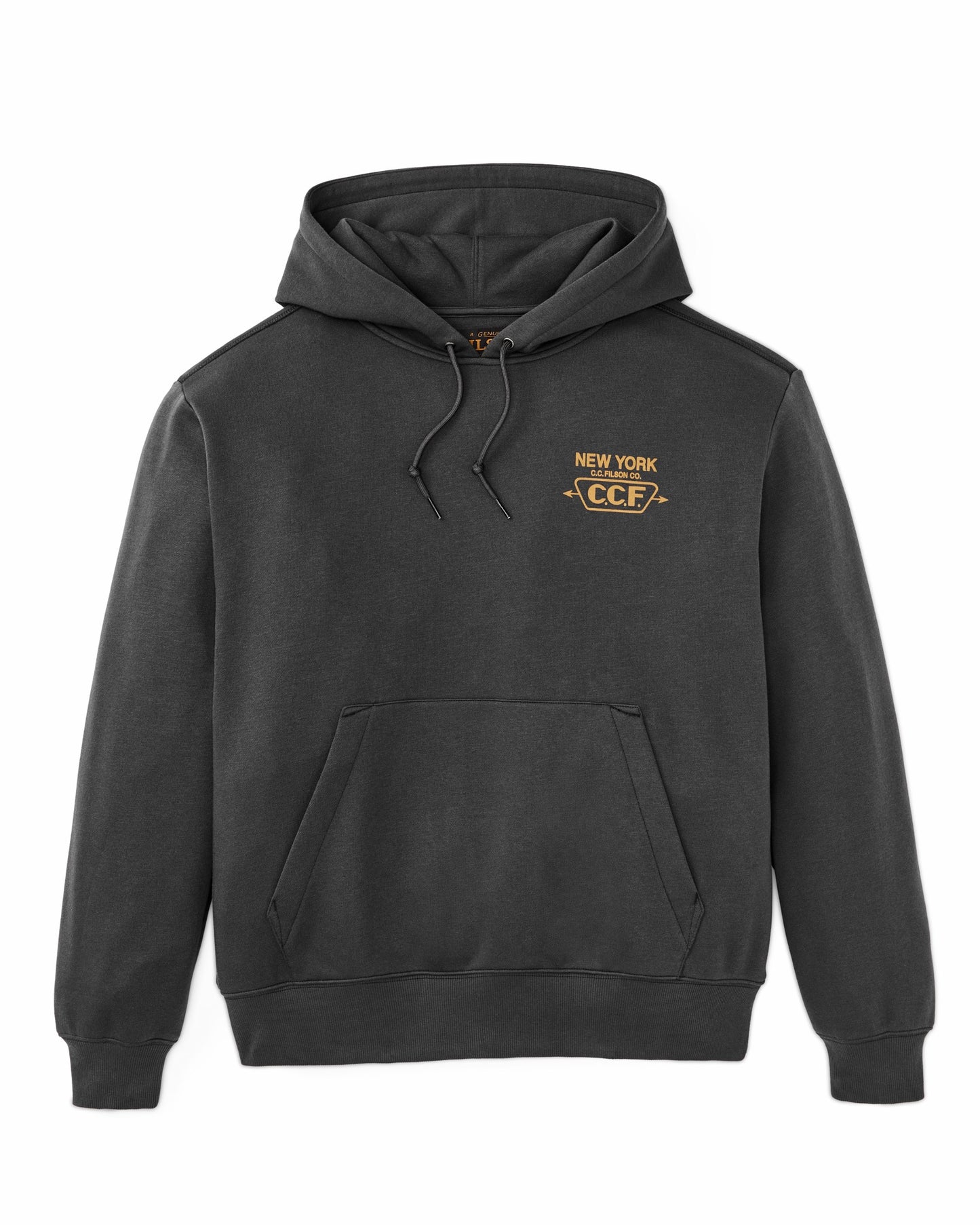 Filson Men NYC Graphic Hoodie - Faded Black