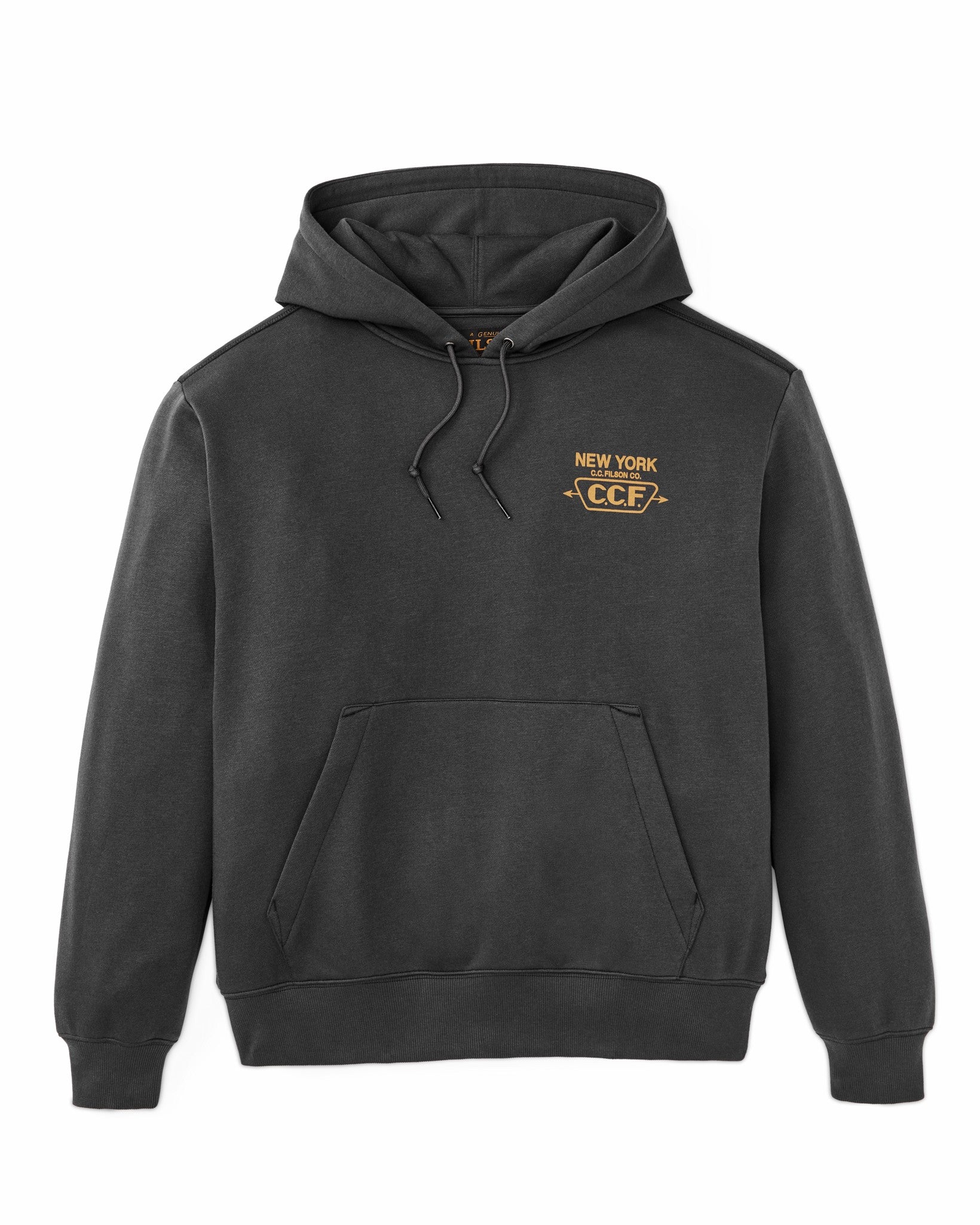 Filson Men NYC Graphic Hoodie - Faded Black