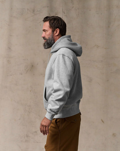 Filson Men 14-oz. Heritage Fleece Hoodie - Gray Heather