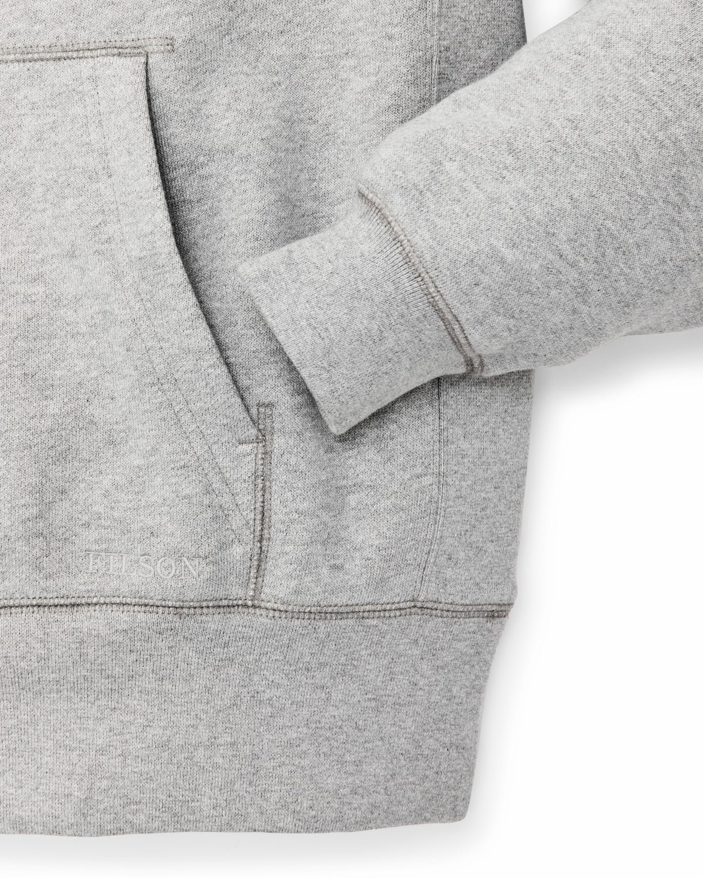 Filson Men 14-oz. Heritage Fleece Hoodie - Gray Heather
