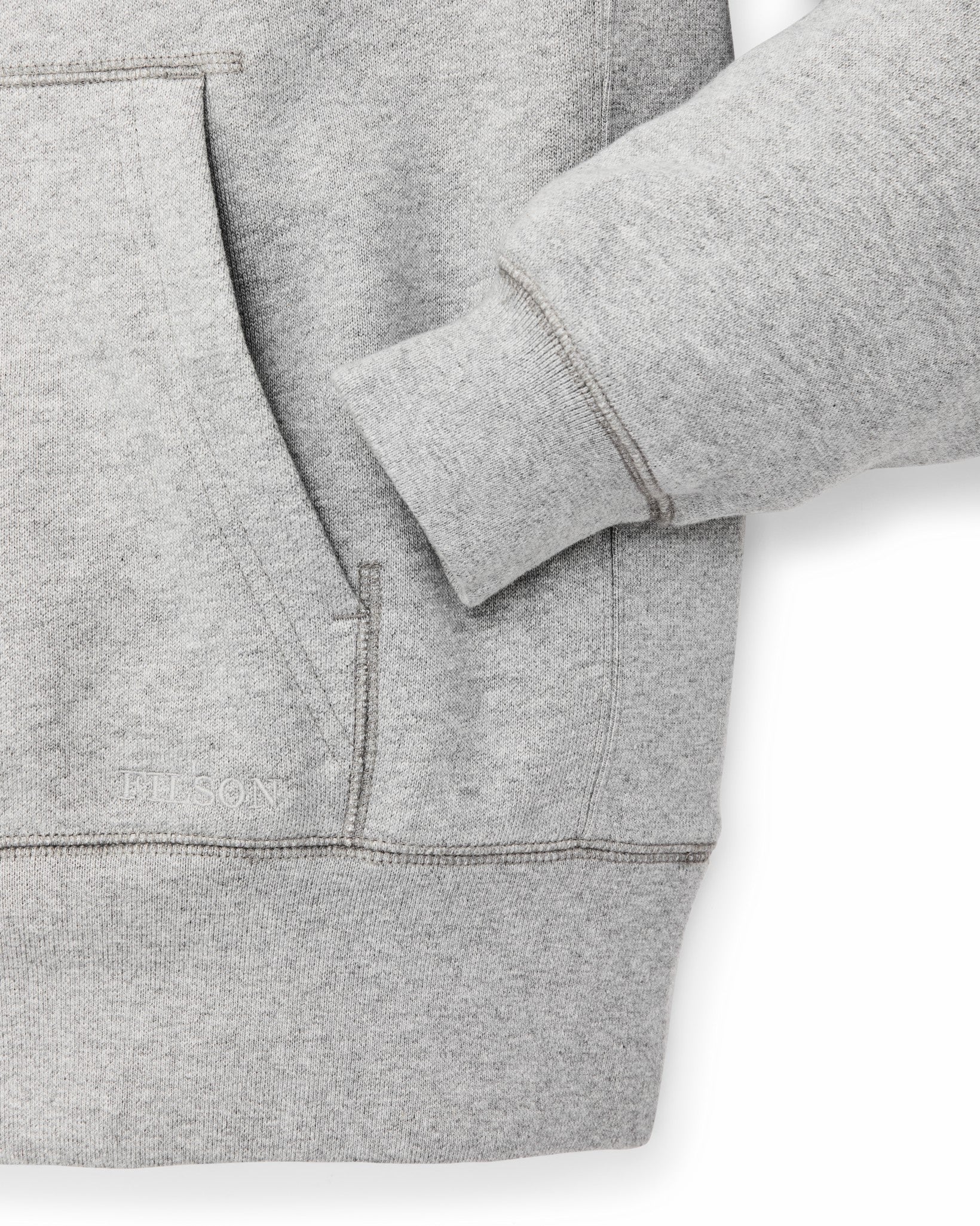 Filson Men 14-oz. Heritage Fleece Hoodie - Gray Heather
