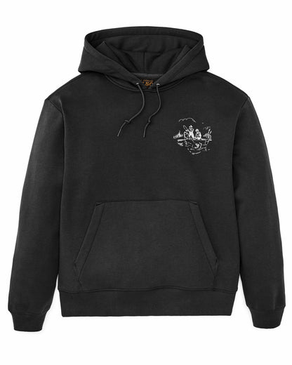 Filson Men Trout Graphic Hoodie - Faded Black