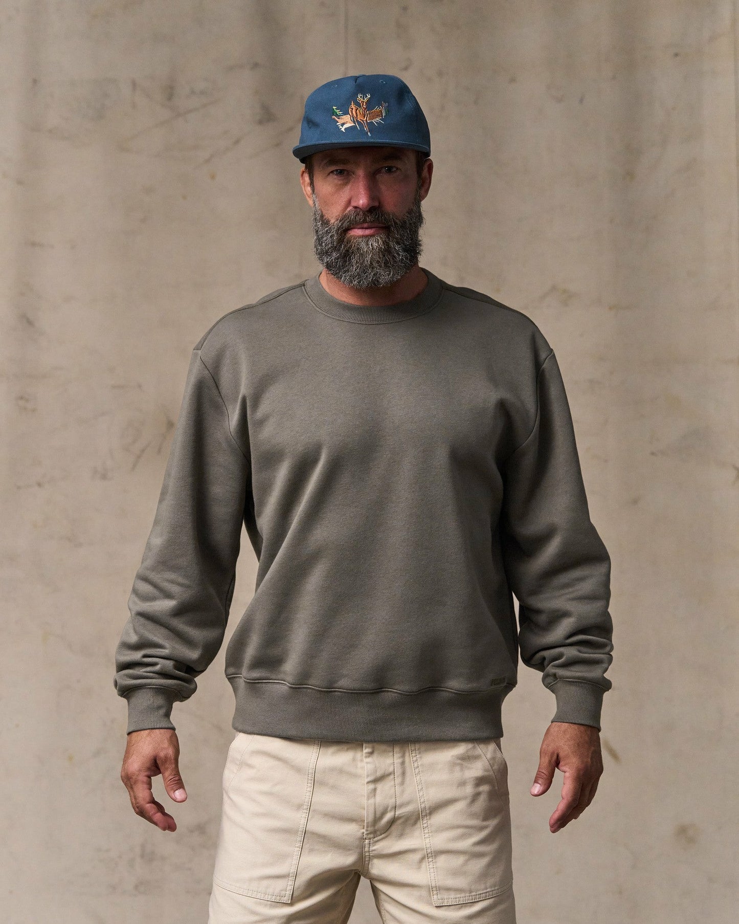 Filson Men Northwest Crewneck Sweatshirt - Hawk Brown
