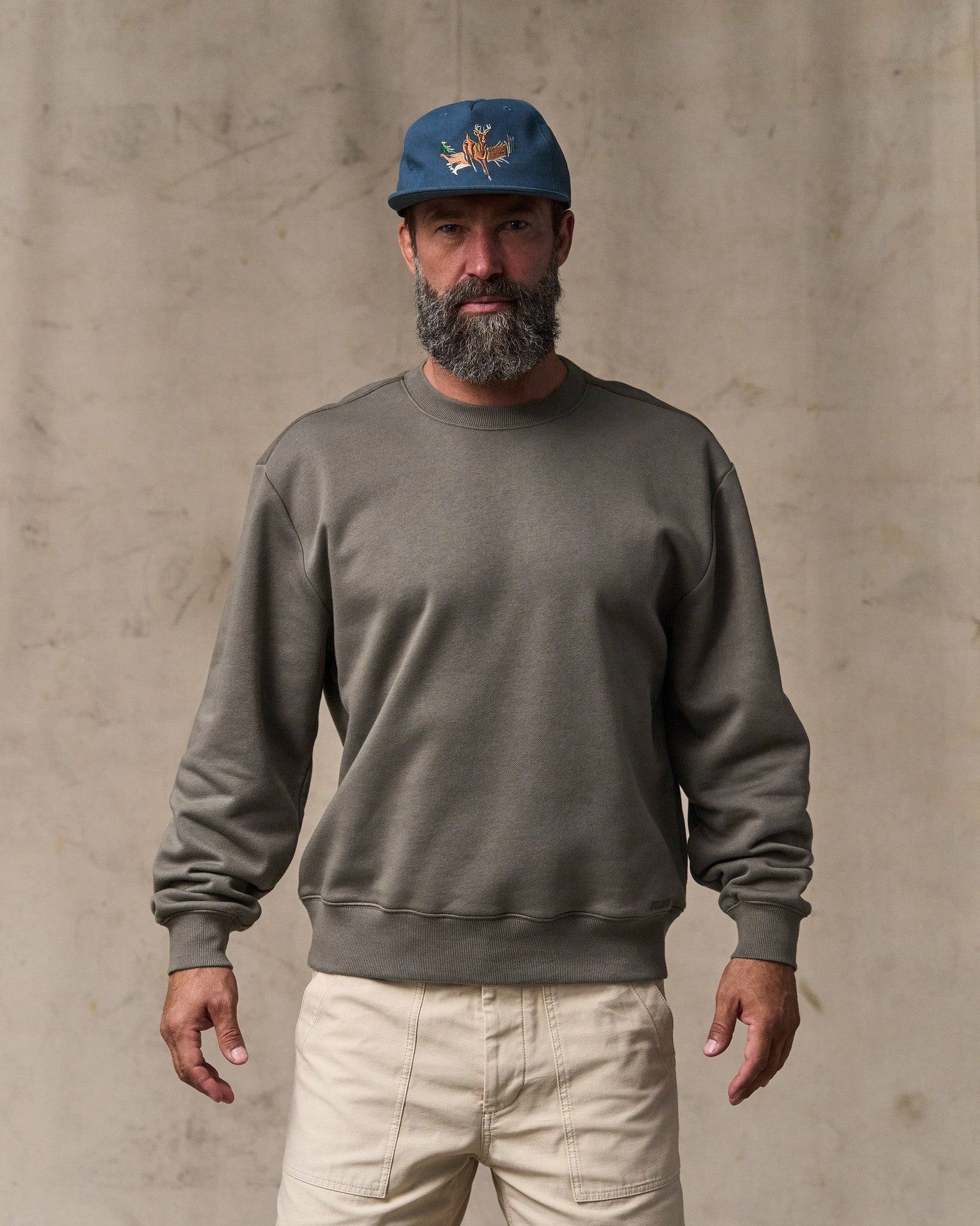 Filson Men Northwest Crewneck Sweatshirt - Hawk Brown