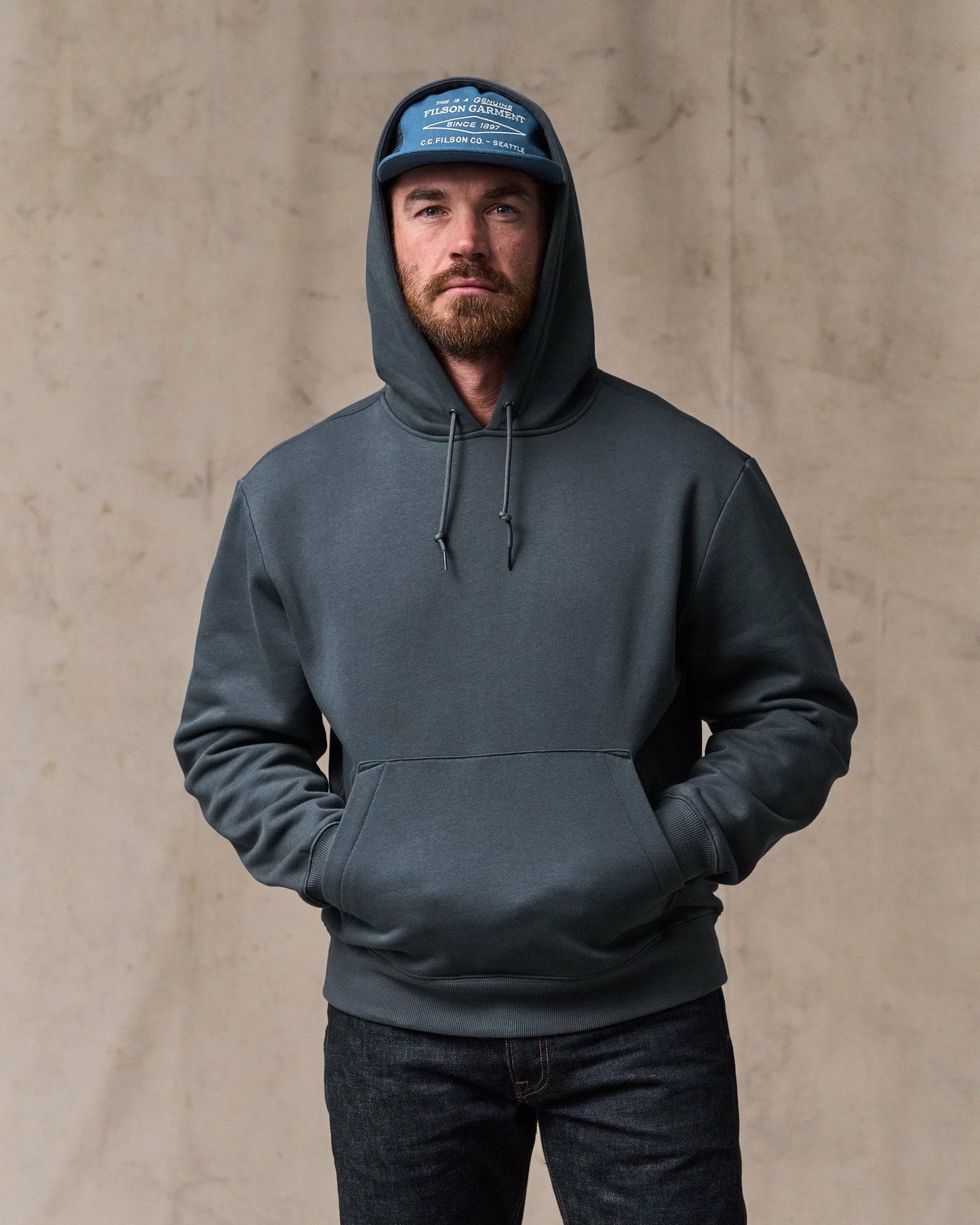 Filson Men Northwest Hoodie - Ink Blue