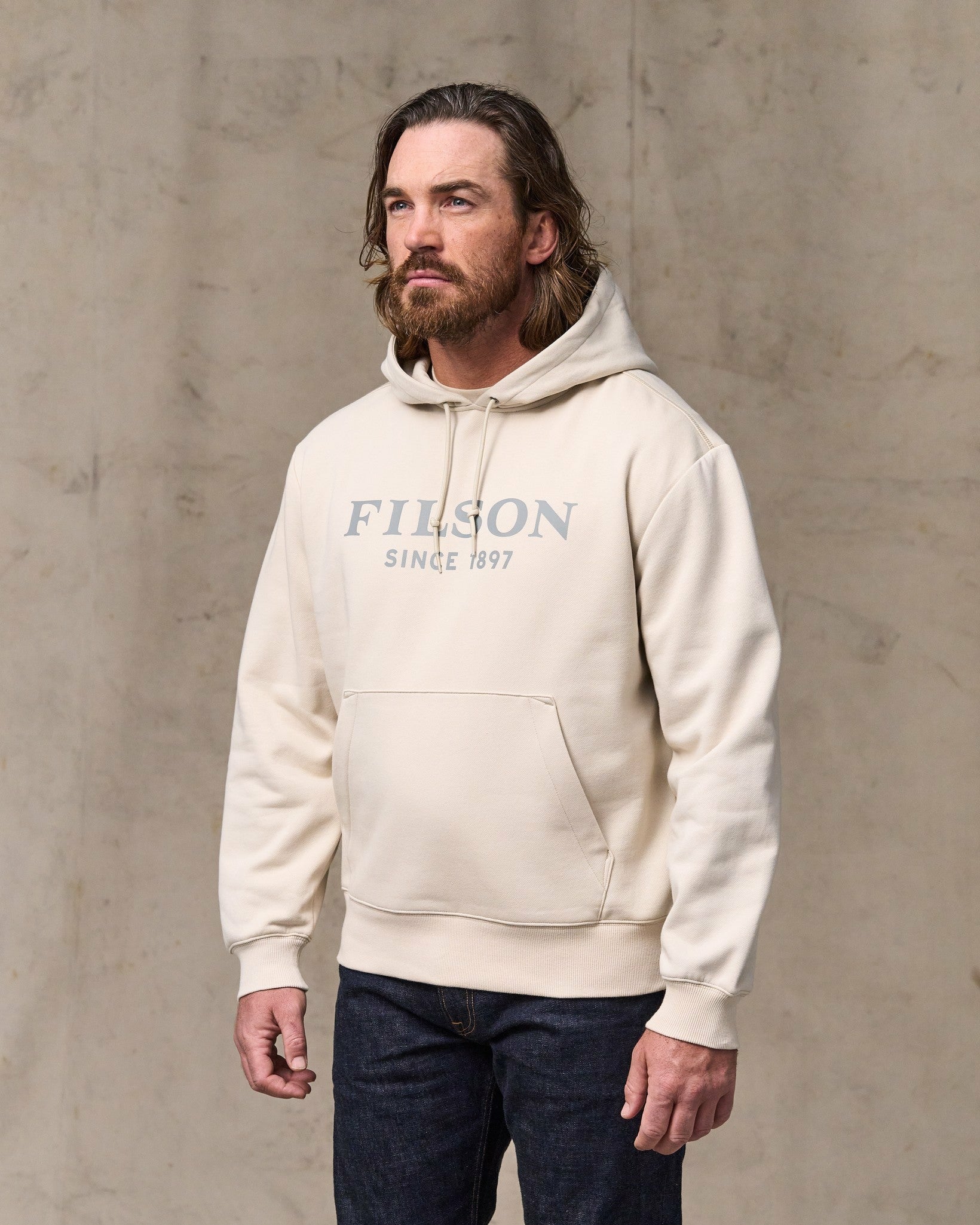 Filson Men Filson Graphic Hoodie - Oatmeal