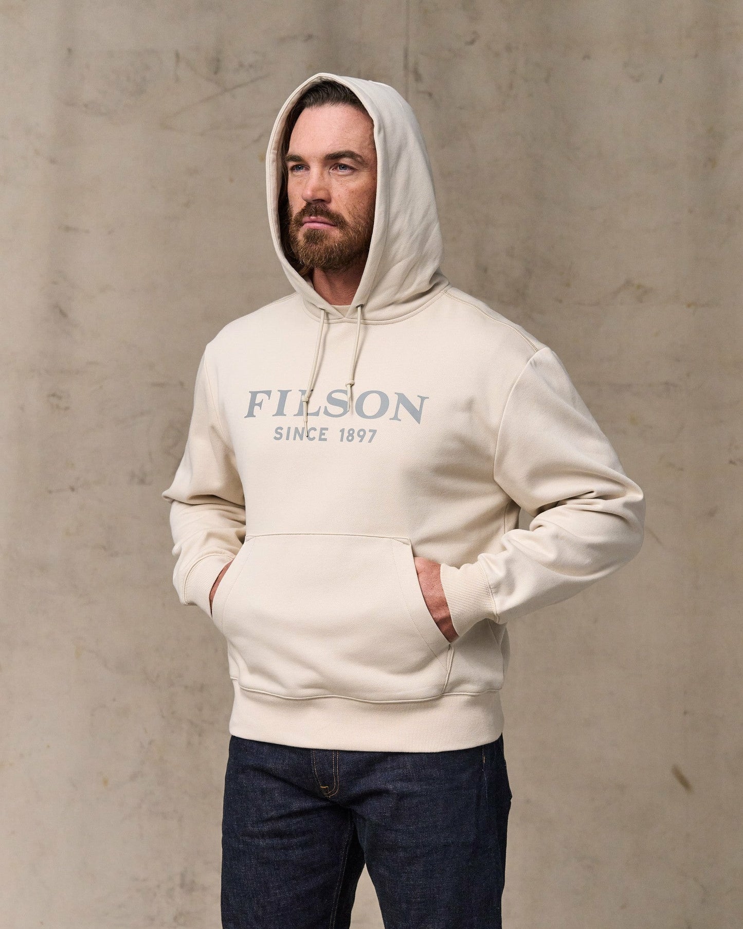 Filson Men Filson Graphic Hoodie - Oatmeal