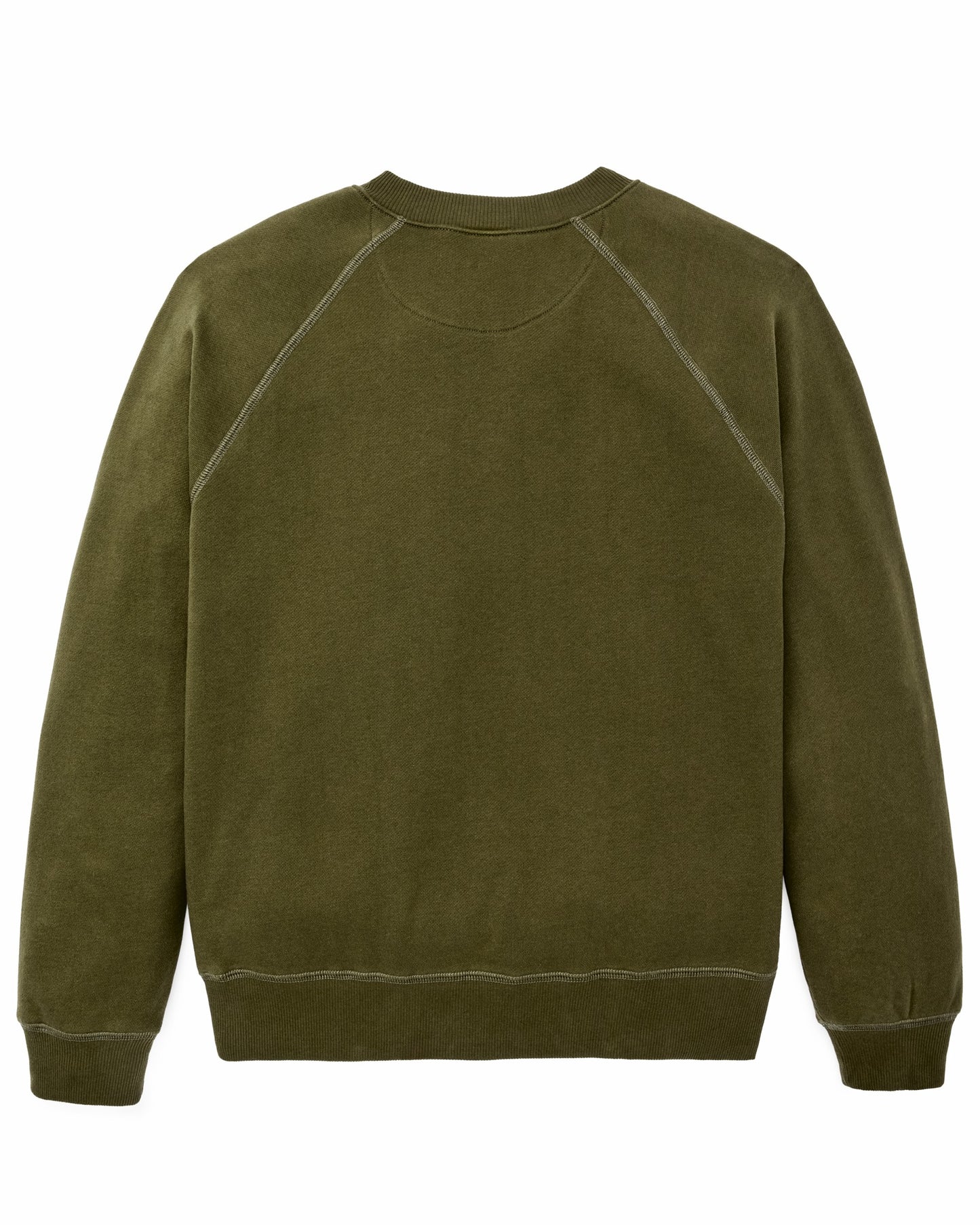 Filson Men Quarter-zip Terry Sweatshirt - Dark Olive