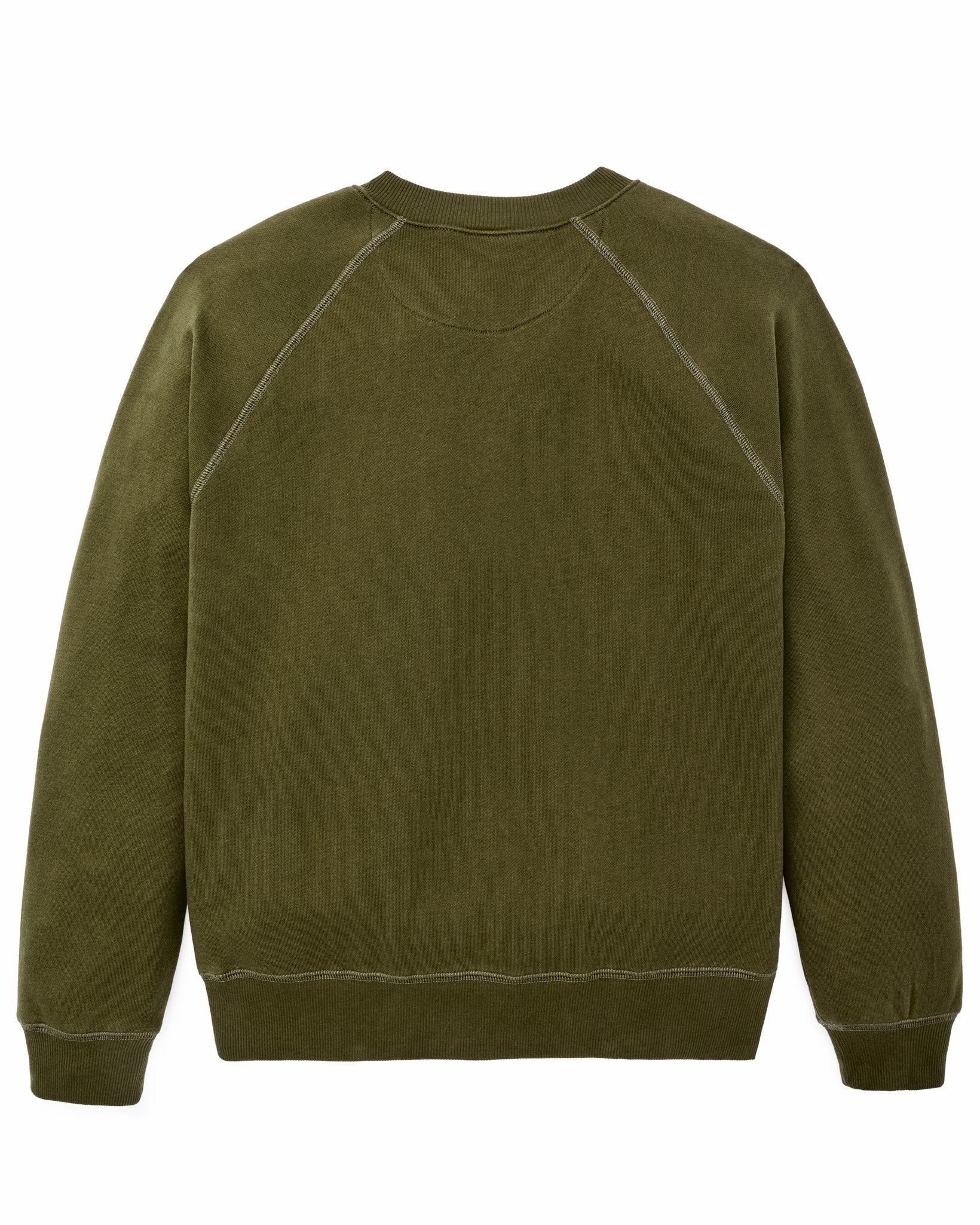 Filson Men Quarter-zip Terry Sweatshirt - Dark Olive