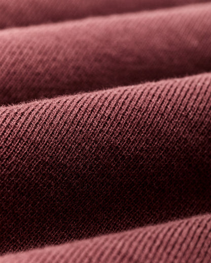 Filson Men Quarter-zip Terry Sweatshirt - Wine