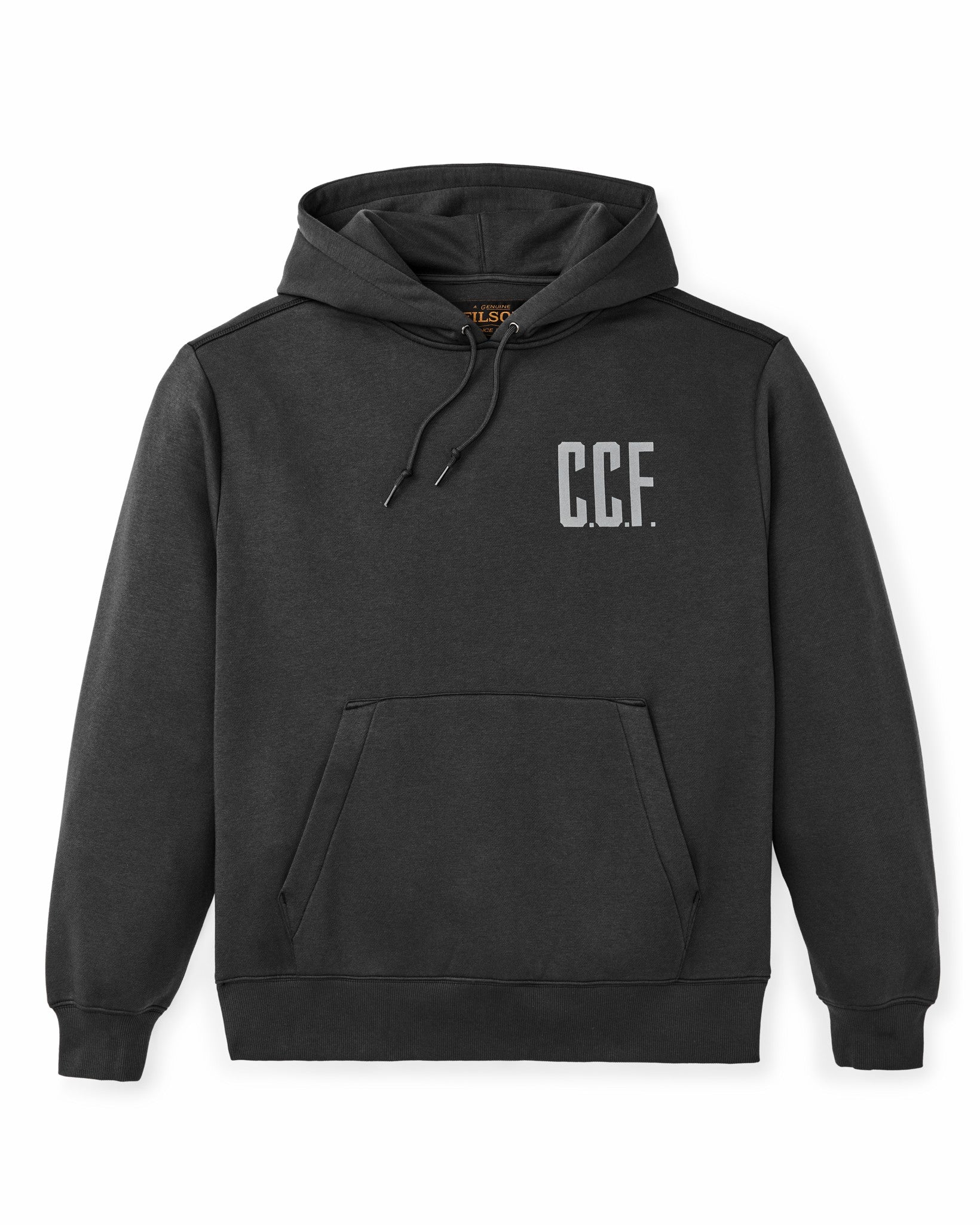 Filson Men Boston Graphic Hoodie - Faded Black