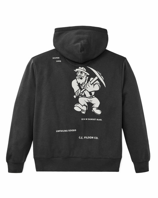 Filson Men Silver Lake Graphic Hoodie - Faded Black