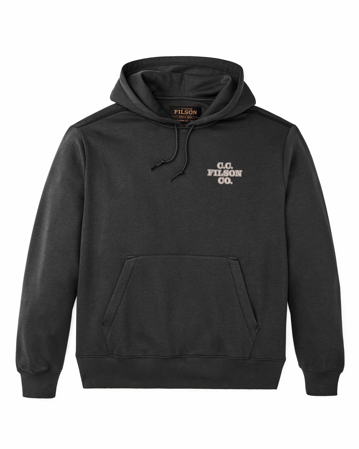 Filson Men Ballard Graphic Hoodie - Faded Black