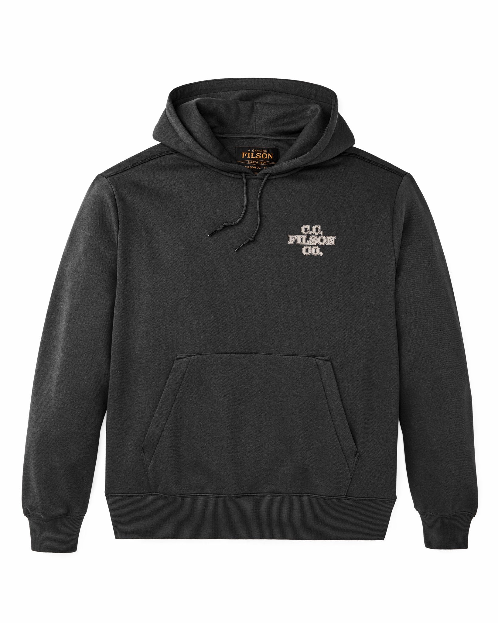 Filson Men Ballard Graphic Hoodie - Faded Black