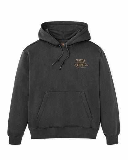 Filson Men Seattle Graphic Hoodie - Faded Black