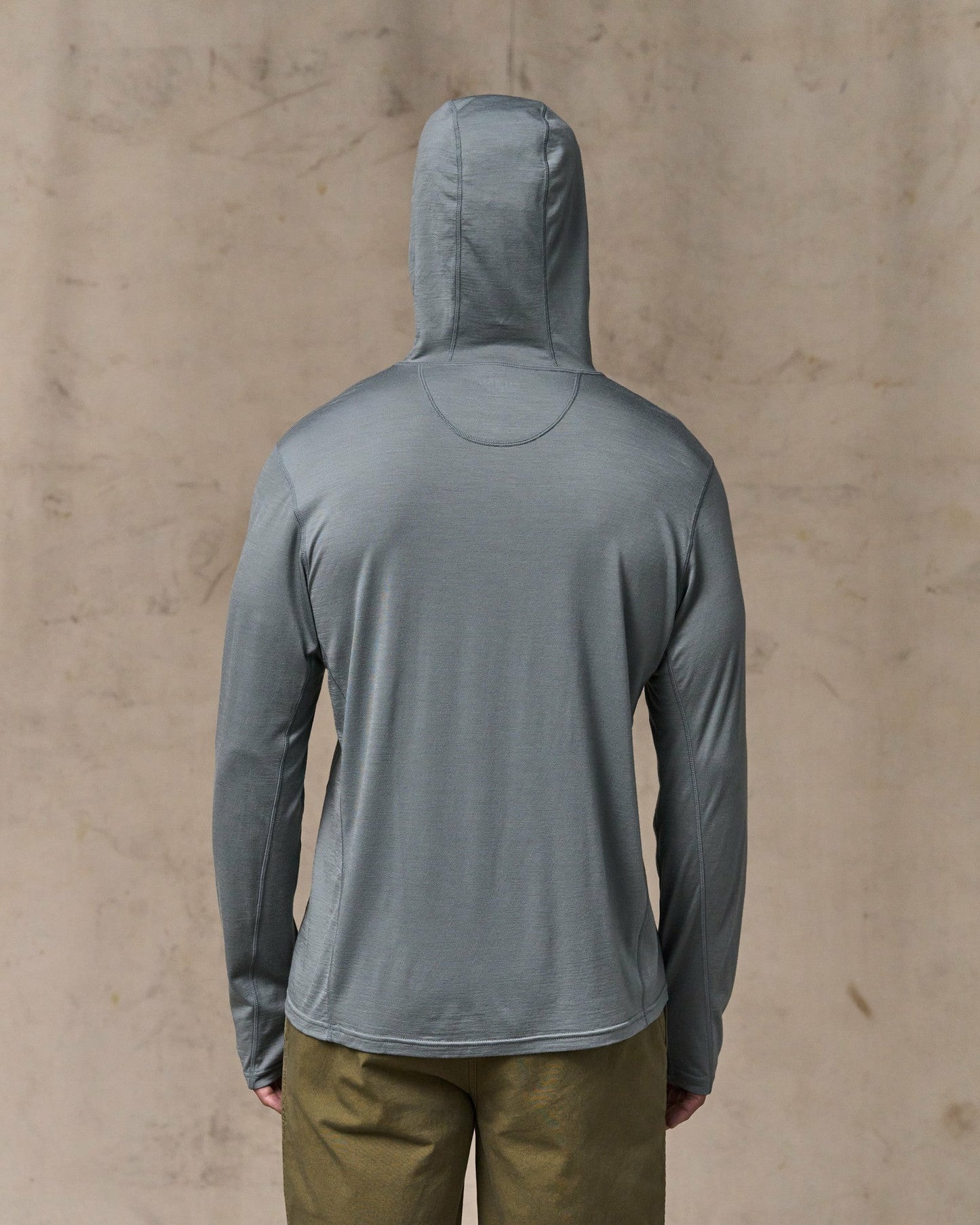 Filson Men Wool-Blend UPF Hoodie - Sage Gray