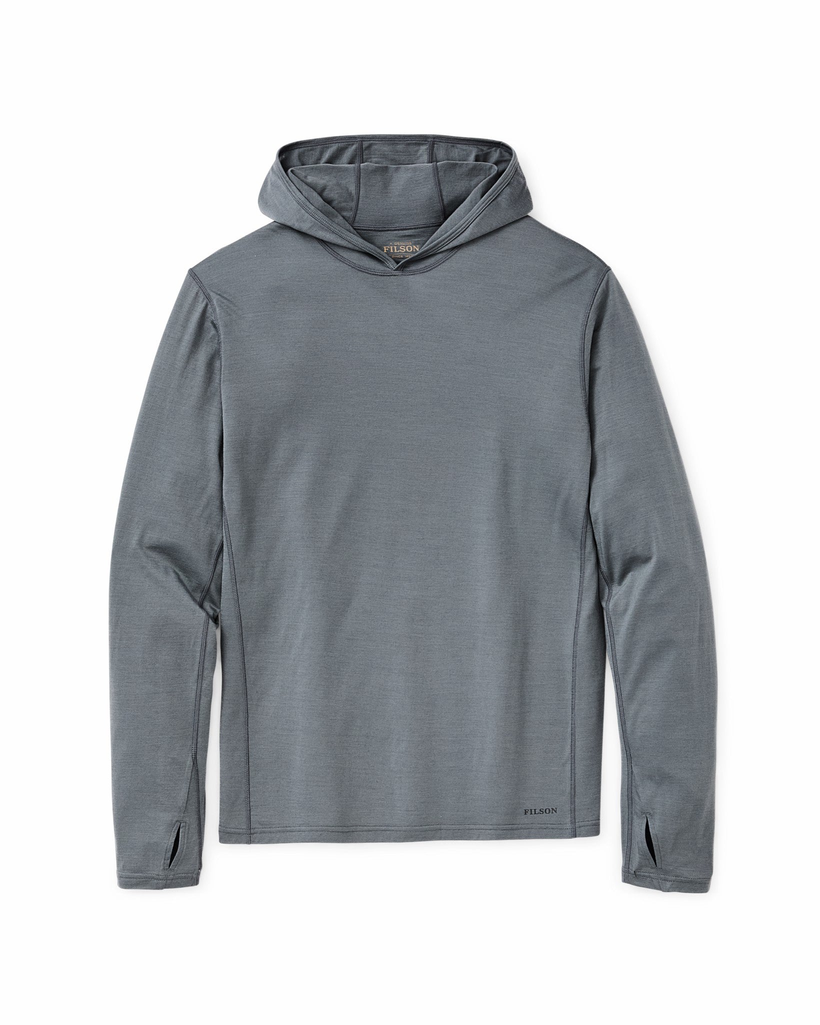 Filson Men Wool-Blend UPF Hoodie - Sage Gray