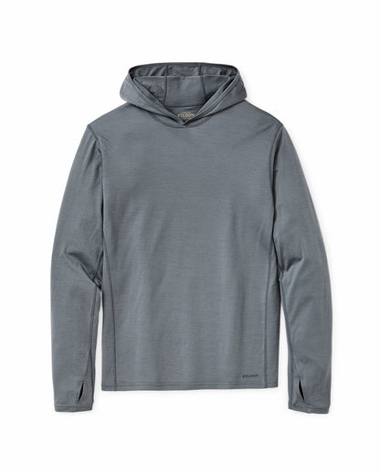 Filson Men Wool-Blend UPF Hoodie - Sage Gray