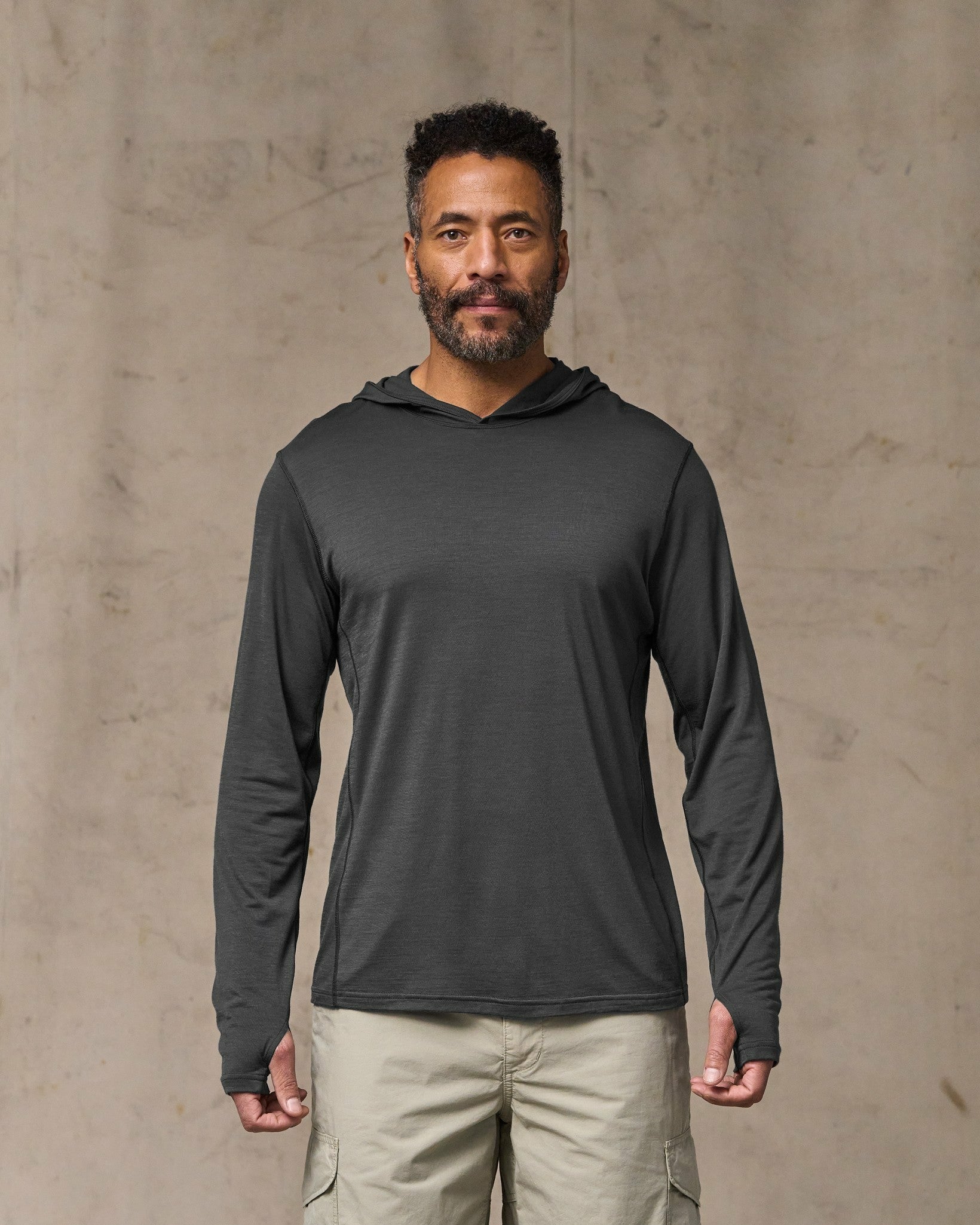 Filson Men Wool-Blend UPF Hoodie - Raven