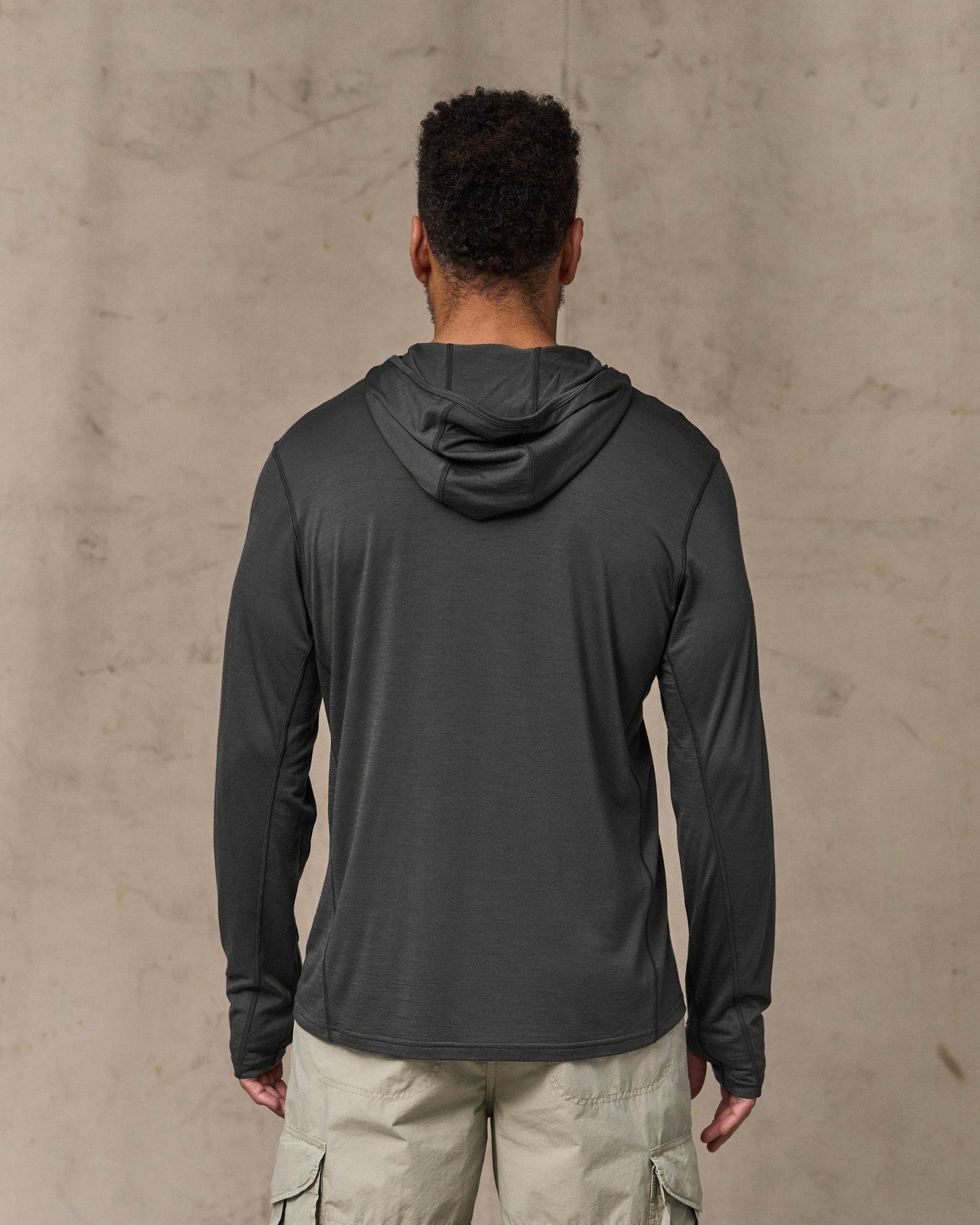 Filson Men Wool-Blend UPF Hoodie - Raven
