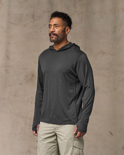 Filson Men Wool-Blend UPF Hoodie - Raven