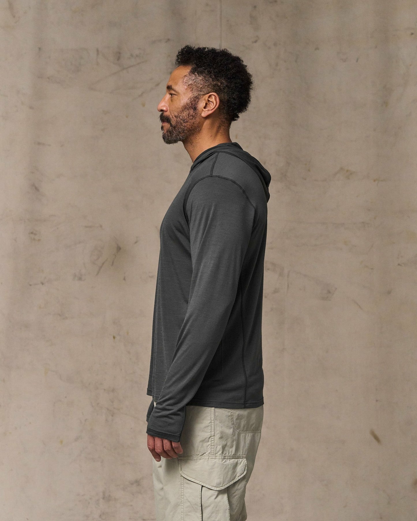 Filson Men Wool-Blend UPF Hoodie - Raven