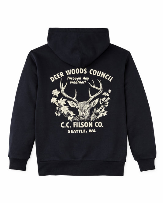 Filson Men Prospector Graphic Hoodie - Night Sky / Buck