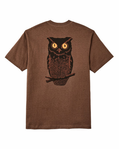 Filson Men Short Sleeve Hoot Graphic T-shirt (frontier) - Partridge / Hoot