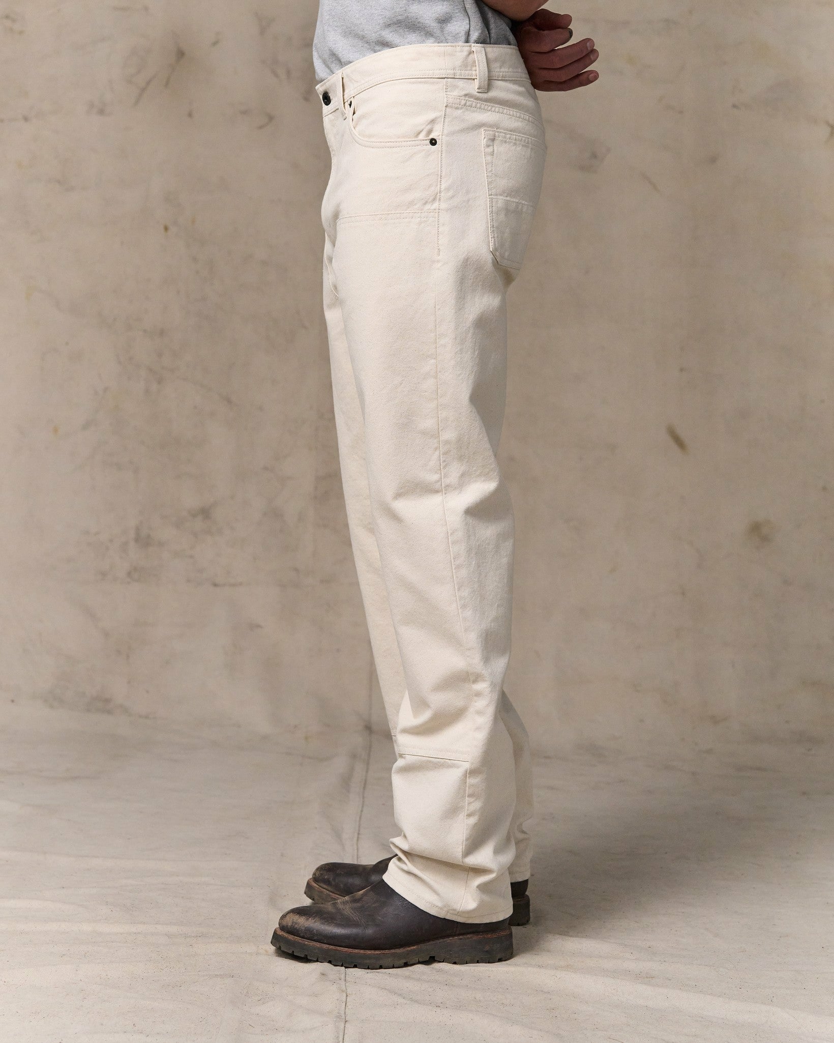 Filson Men Dry Tin Double Front Pants - Natural Seed