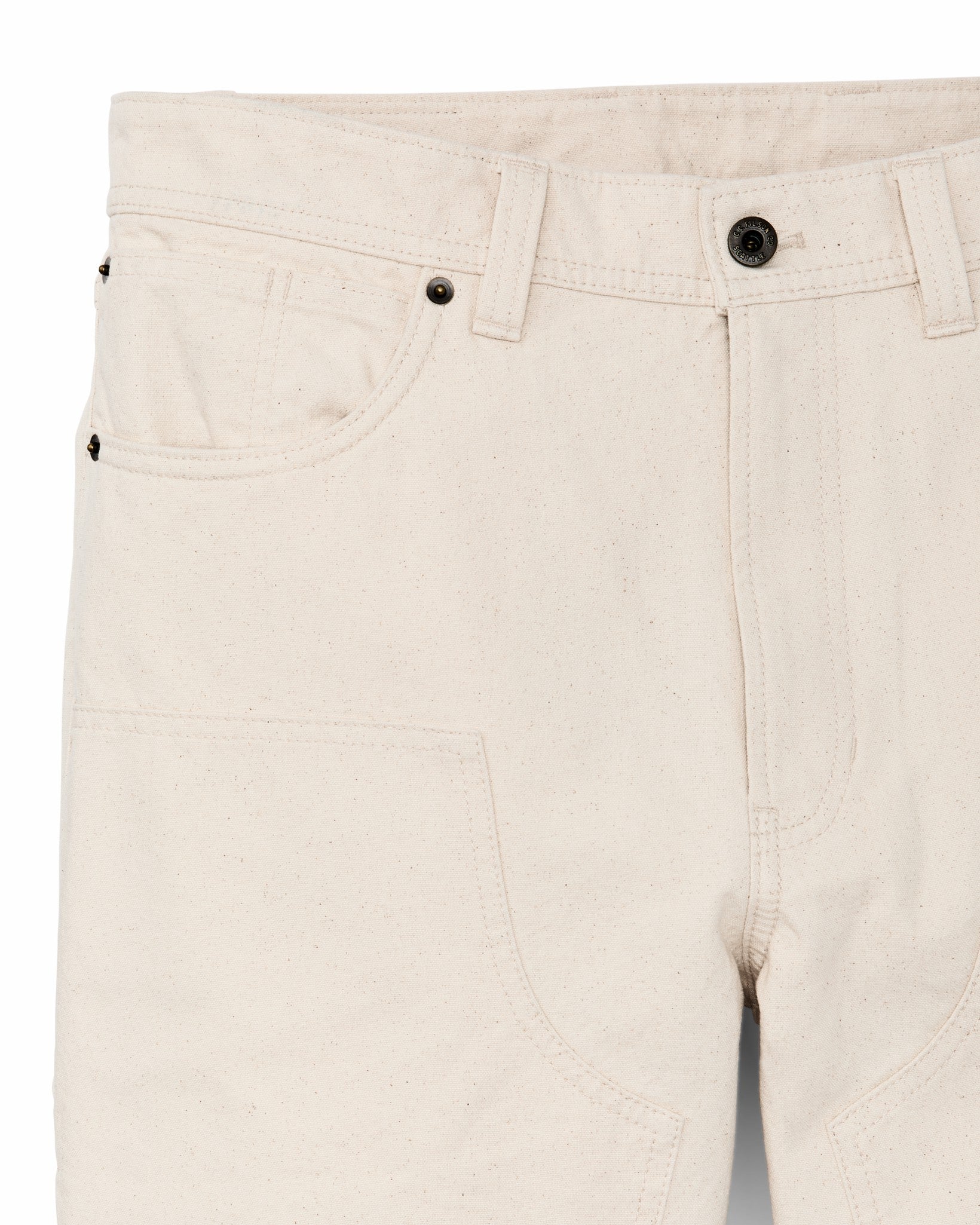 Filson Men Dry Tin Double Front Pants - Natural Seed