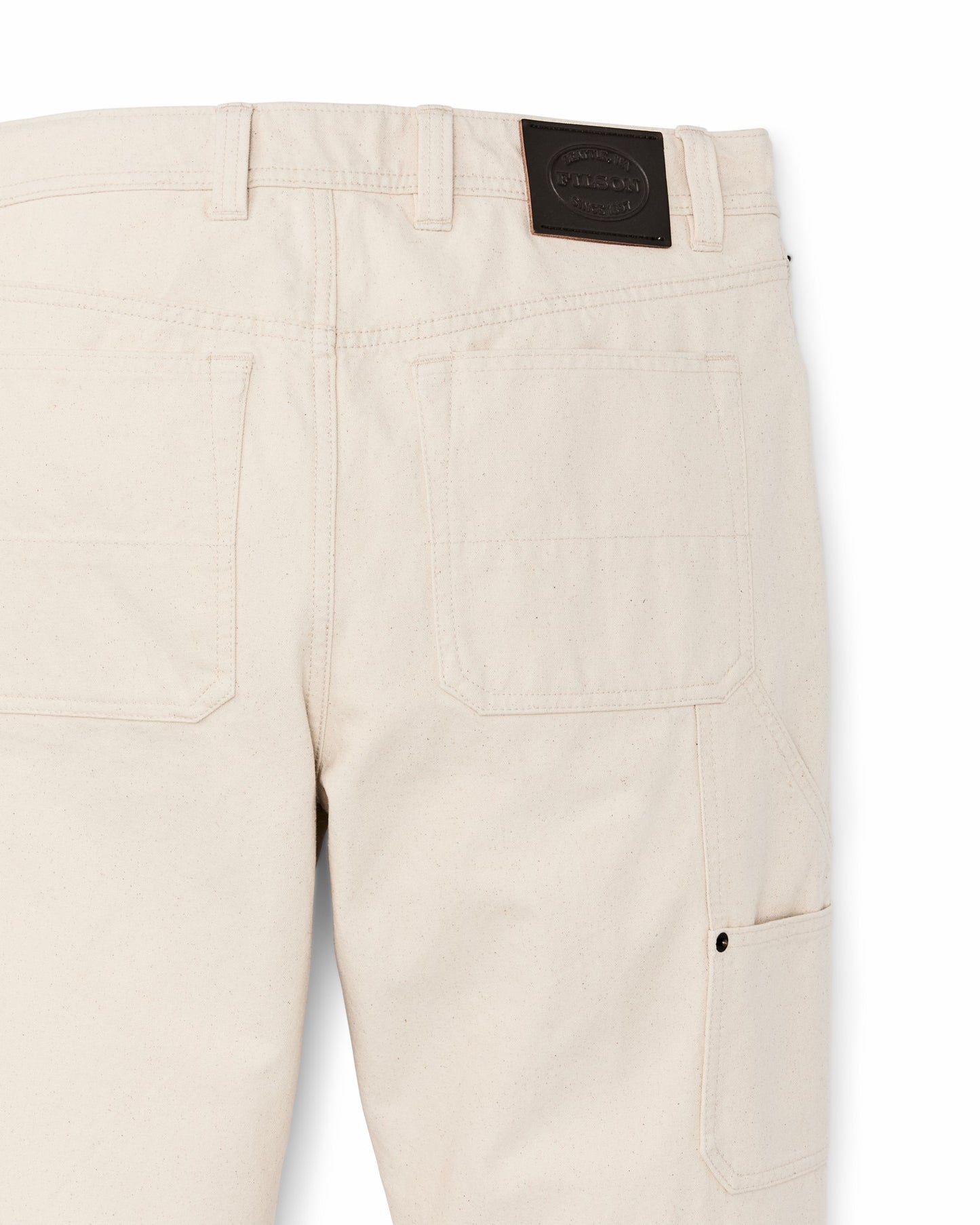 Filson Men Dry Tin Double Front Pants - Natural Seed