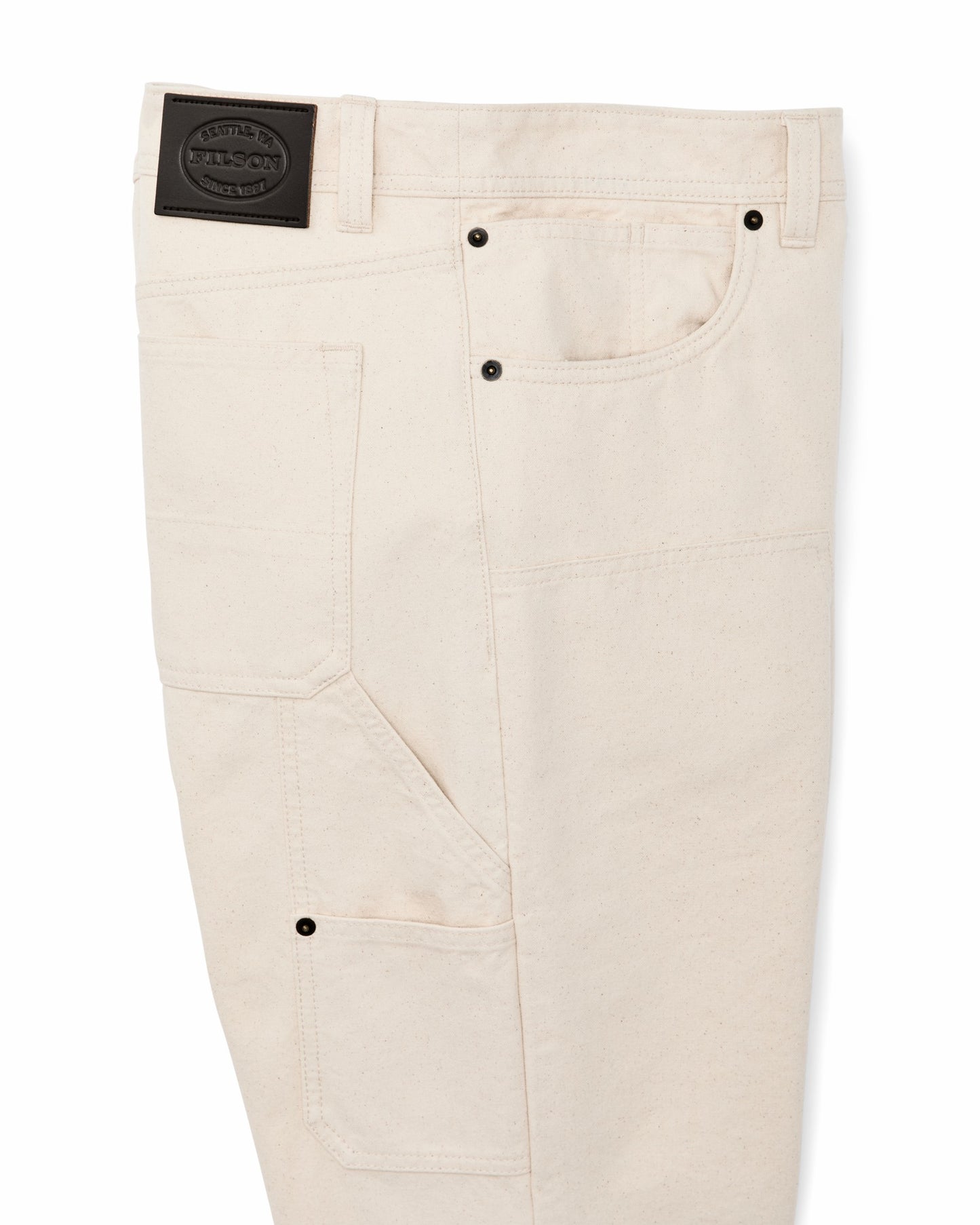 Filson Men Dry Tin Double Front Pants - Natural Seed