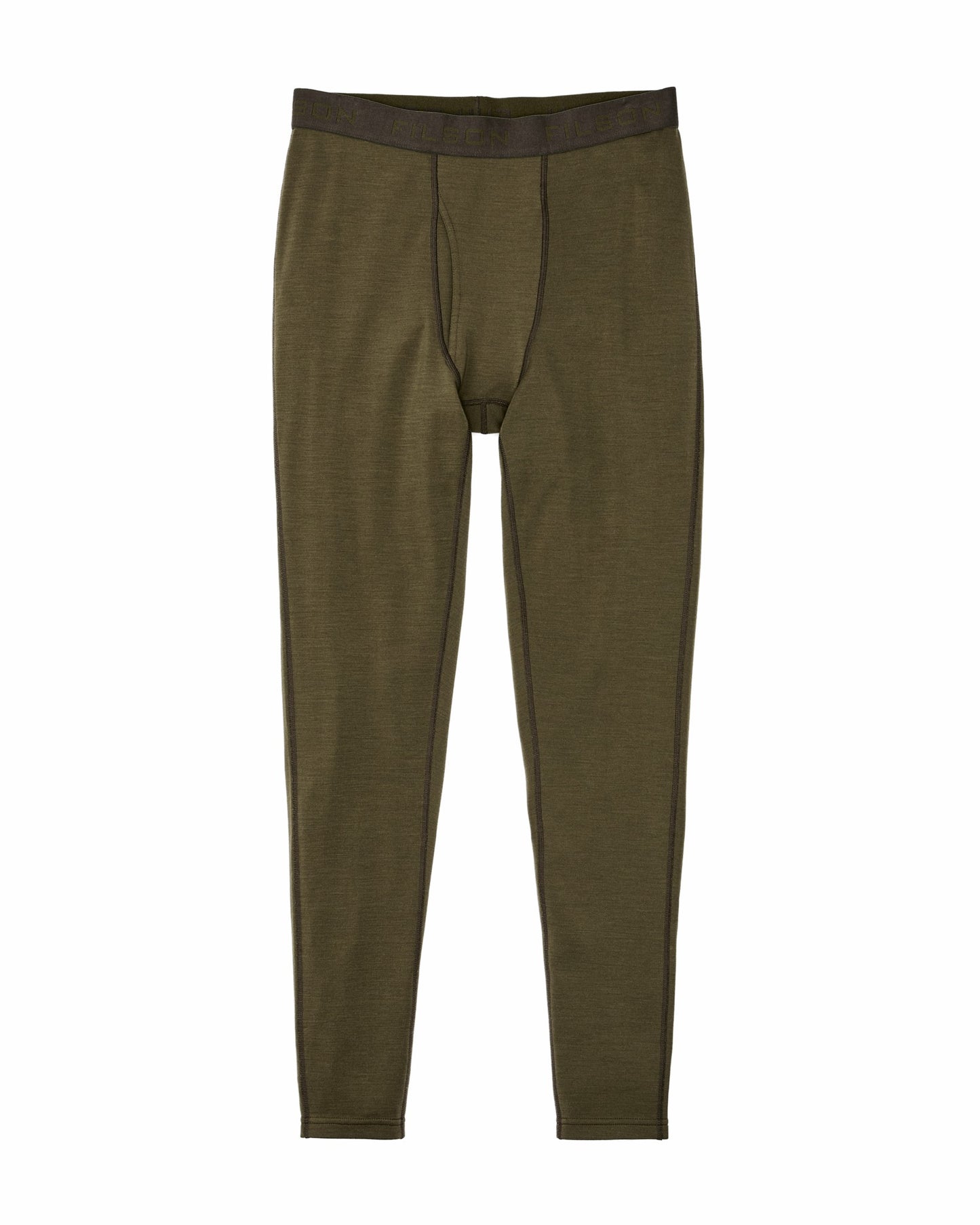 Filson Men 400g Merino Wool Bottoms - Dark Olive