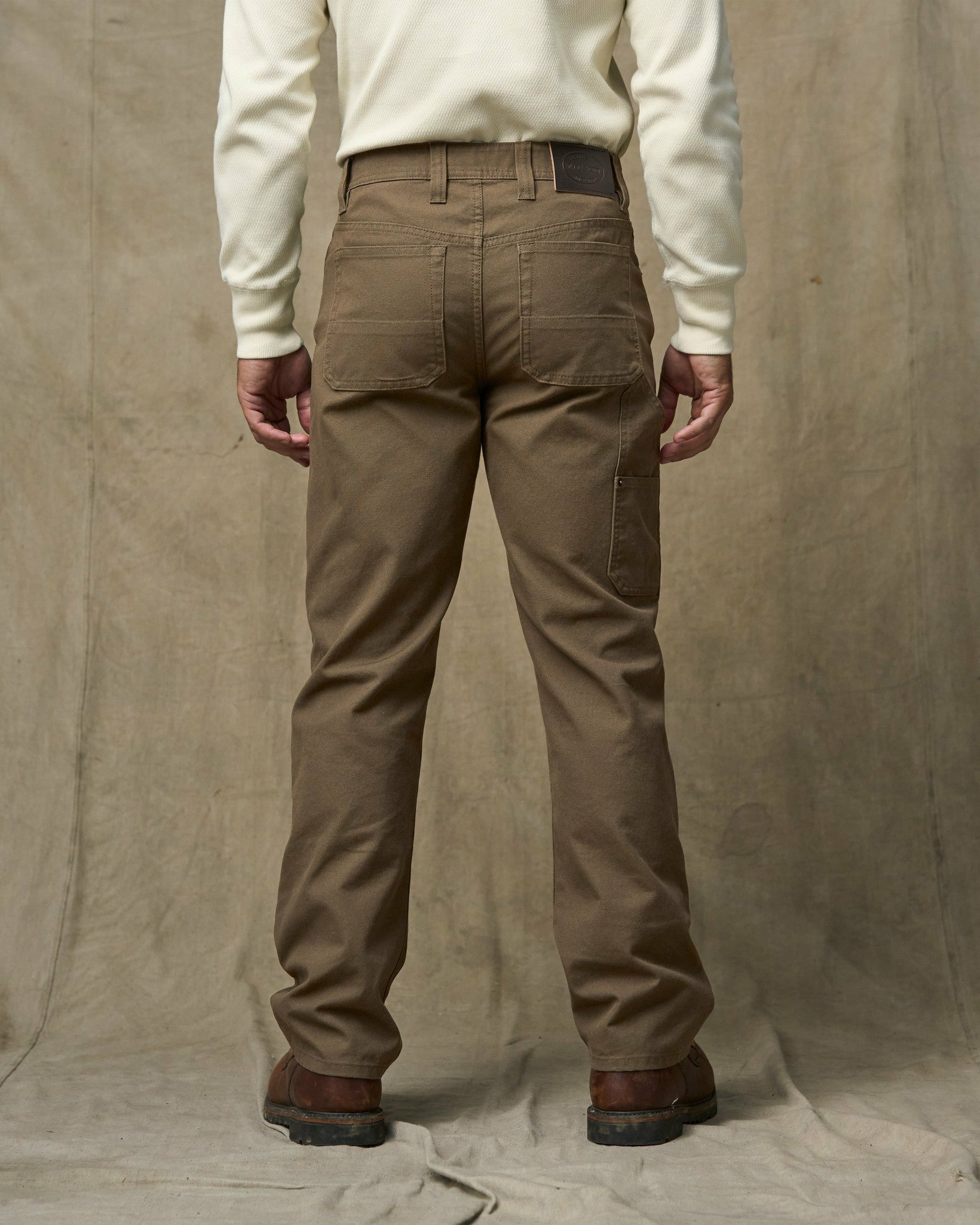 Filson Men Dry Tin Double Front Pants - Marsh Olive