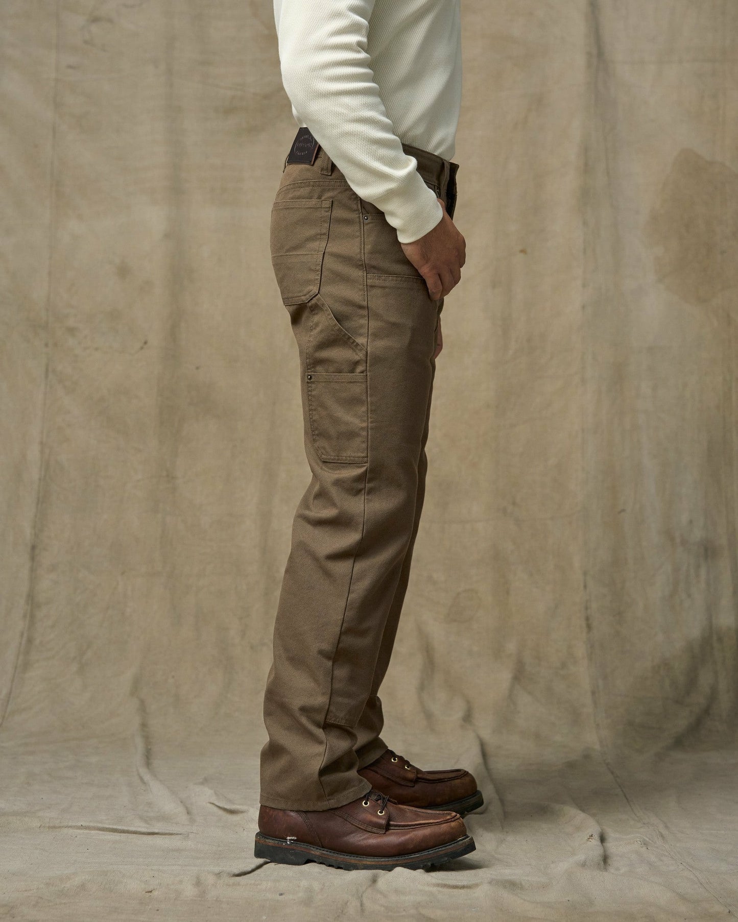Filson Men Dry Tin Double Front Pants - Marsh Olive