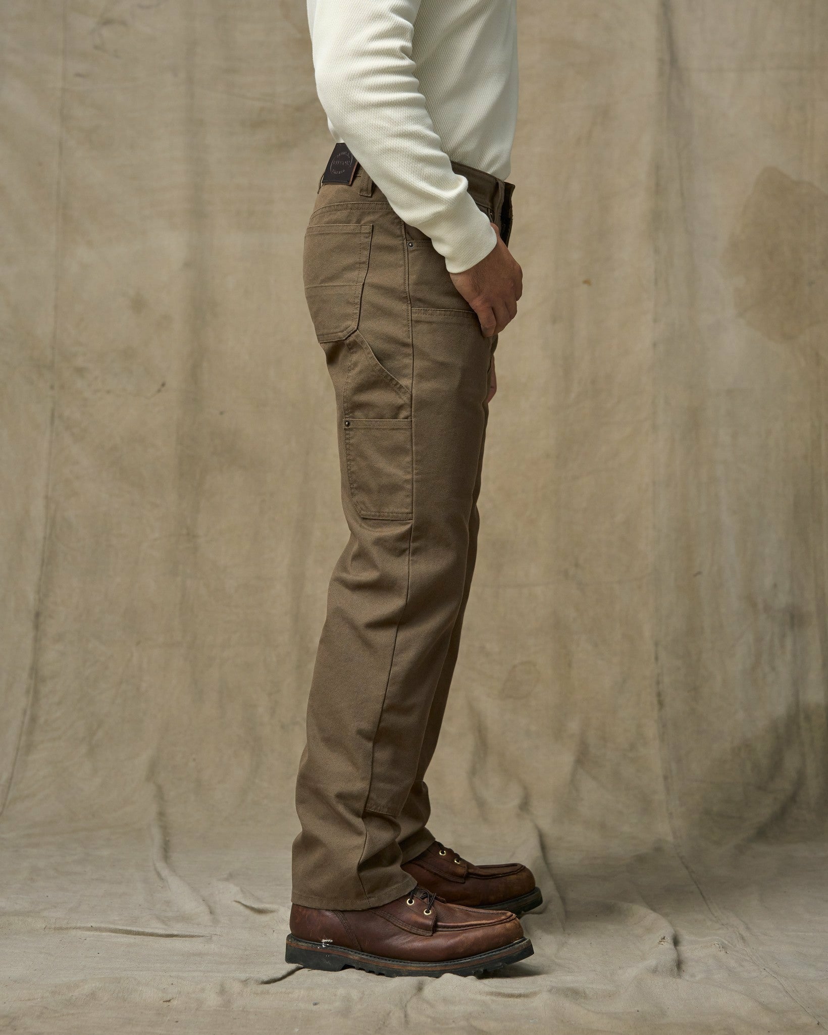 Filson Men Dry Tin Double Front Pants - Marsh Olive
