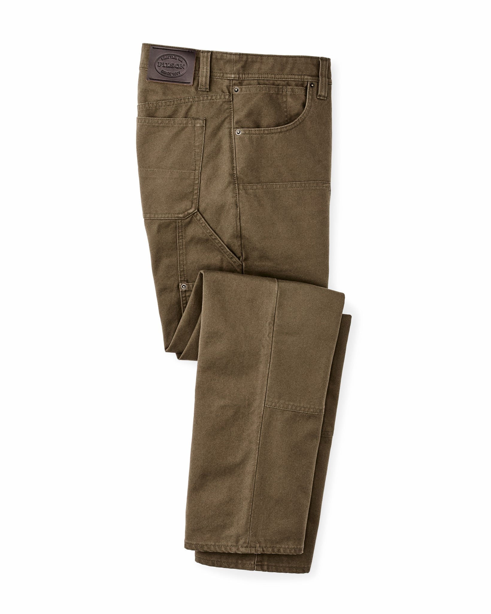 Filson Men Dry Tin Double Front Pants - Marsh Olive