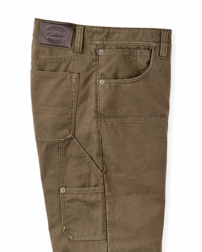 Filson Men Dry Tin Double Front Pants - Marsh Olive